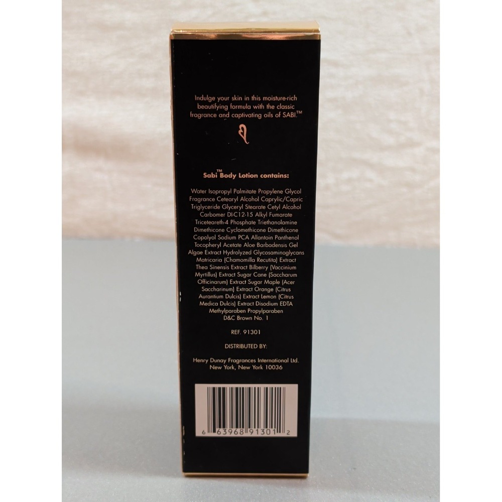 Henry Dunay Sabi Jeweled‎ Body Lotion 8.5 oz 250 ml New in Box Luxury Fragrance - Picture 3 of 5
